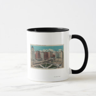 New York NY - förgås kvadrera Mugg