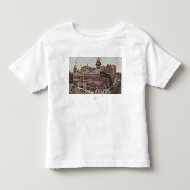 New York NY - hippodromen Tee Shirt (Framsida)
