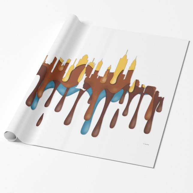NEW YORK NY-HORISONT YBB - PRESENTPAPPER (Utrullad)