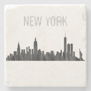 NEW YORK NY-HORISONTPAINTBRUSH - UNDERLÄGG STEN