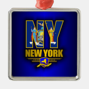 New York (NY) Julgransprydnad Metall