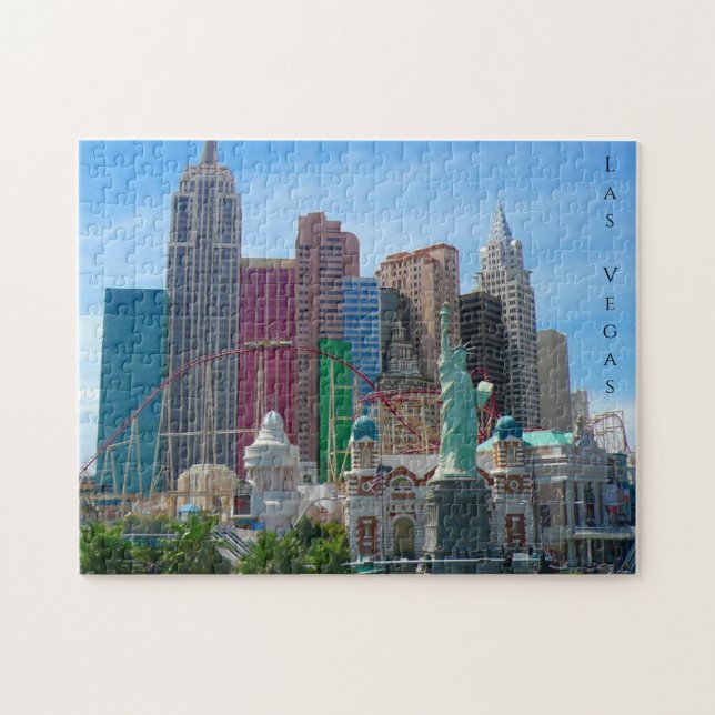 new york ny, las vegas pussel (Horisontell)