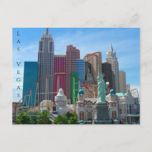 New York ny, las vegas Vykort