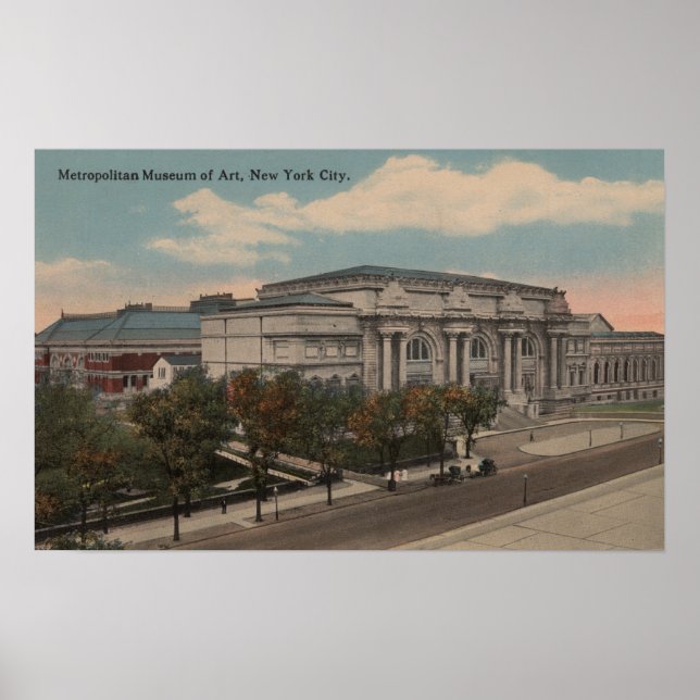 New York, NY - Metropolitan Museum of Art Poster (Framsidan)