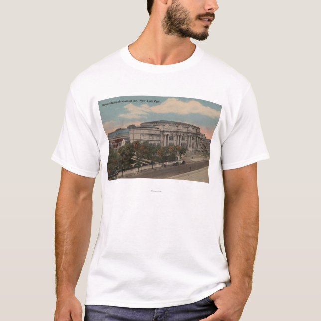 New York NY - storstads- konstmuseum T-shirt (Framsida)
