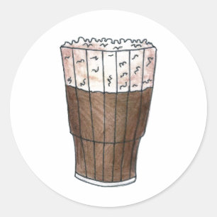 New York NYC Egg Cream Root Beer Flyter Stickers Runt Klistermärke