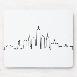 NEW YORK NYC Manhatten USA City Skyline Silhouette Musmatta
