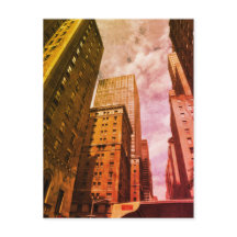 New-York NYC stadsfärg vintage