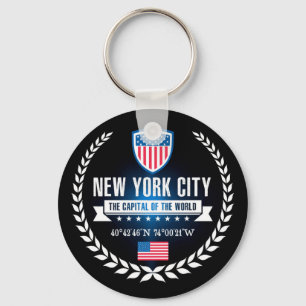 New York Nyckelring