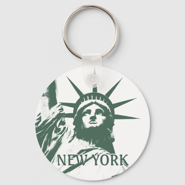 New York Nyckelring New York Souvenir Liberty Gift (Framsida)