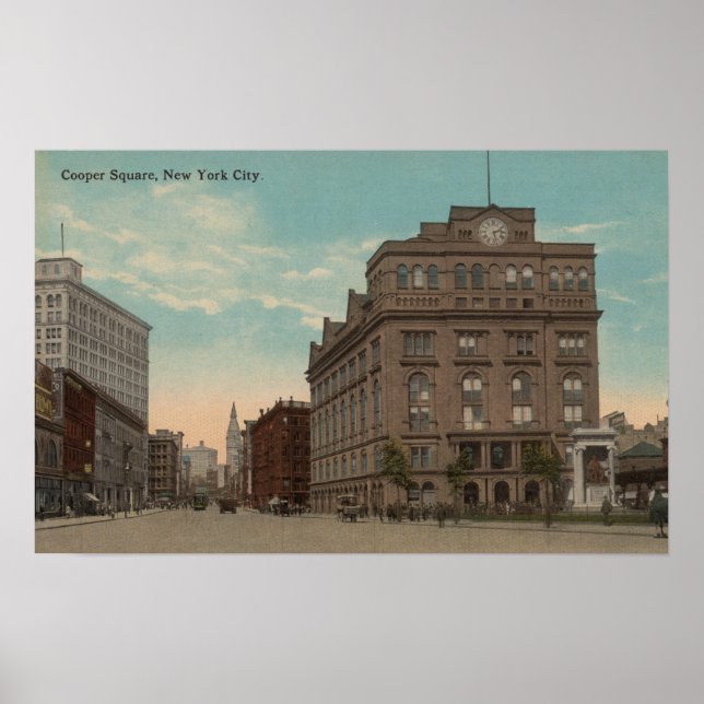 New York, NYCooper Square ViewNew York, NY Poster (Framsidan)