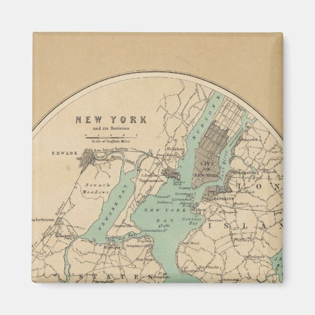 New York och dess miljöer Magnet (Framsidan)