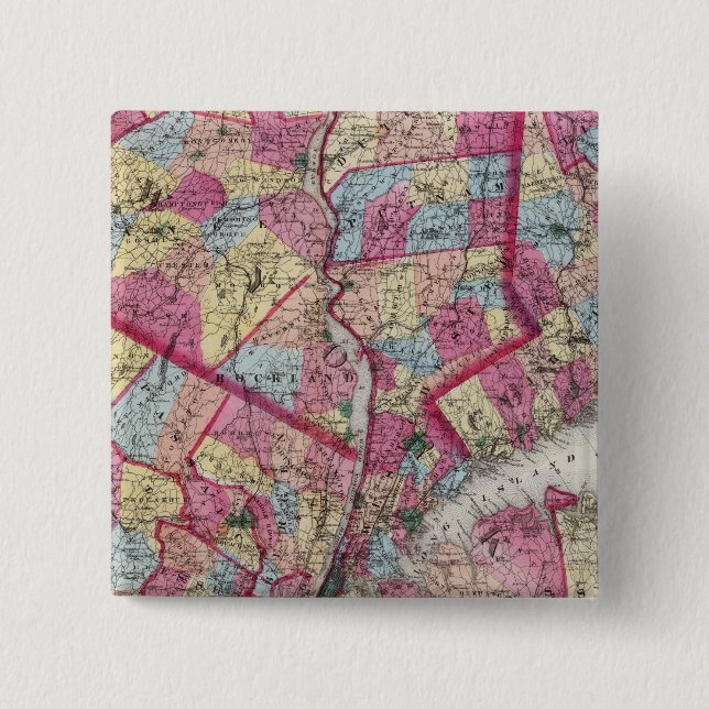 New York och närhet Knapp (Framsida)