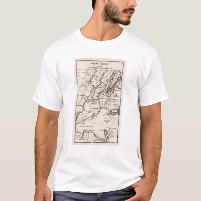 New York och nytt - jerseyregion T-shirt (Framsida)