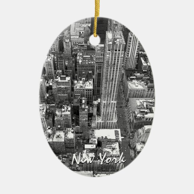 New York Ornament Personlig New York Souvenir (Framsidan)
