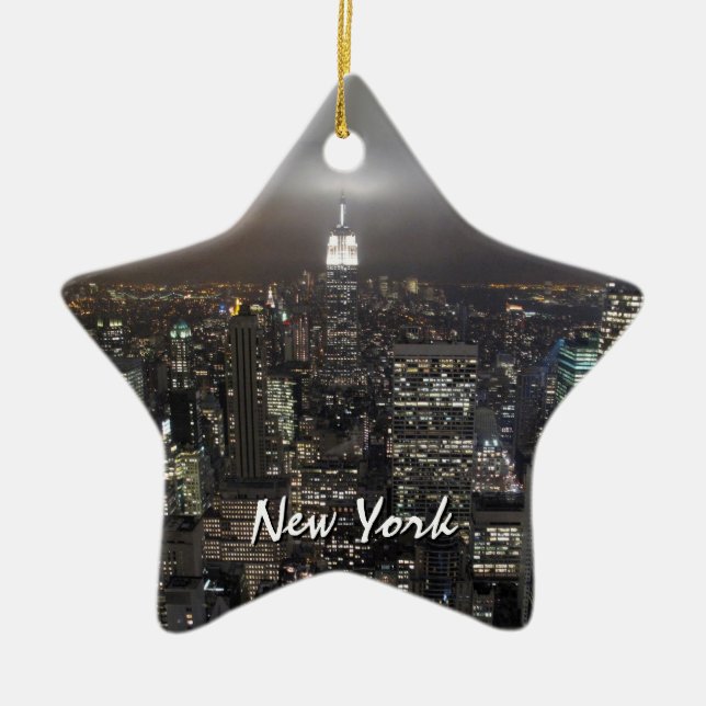 New York Ornament Personlig Souvenir Dekoration (Framsidan)