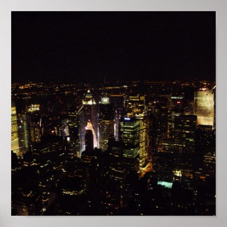 New York på natten Poster