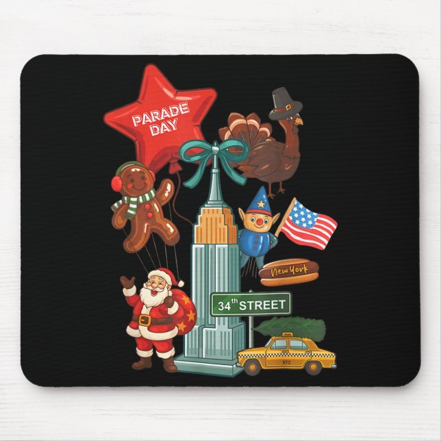New York Parade Day Thanksgiving Santa Taxi  Musmatta (Framsidan)