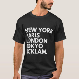 New York Paris London Tokyo Middlesbrough Boro     T Shirt