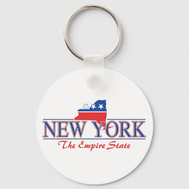 New York Patriotic Keychain Nyckelring (Framsida)