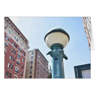 New York Photography Architecture Upper Väster Sid Hälsningskort