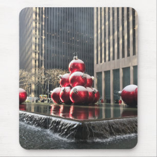 New York Photography Juldekorationer Snö Musmatta