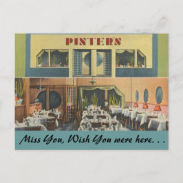 New York, Pinter's Restaurant Vykort