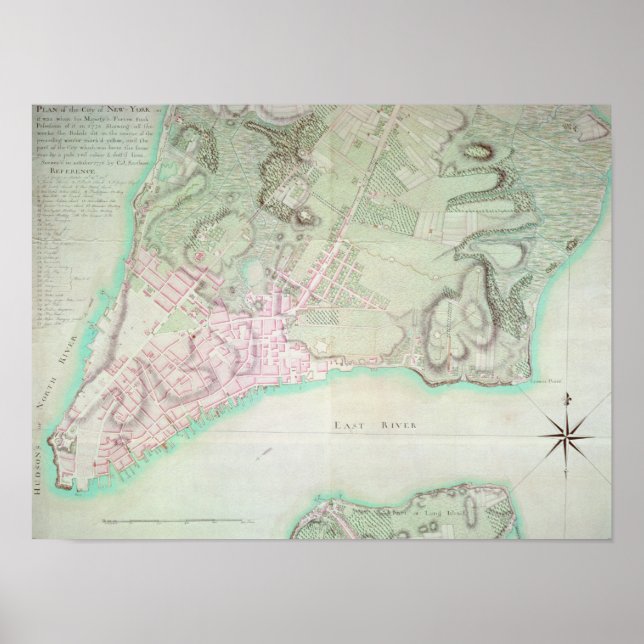 New York-planen 1776 Poster (Framsidan)
