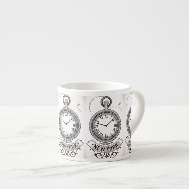 New York Pocket Watch Espressomugg (Framsida höger)