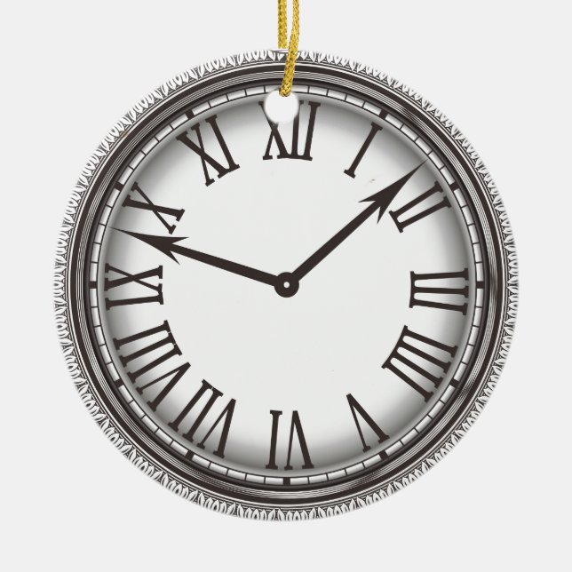 New York Pocket Watch Ornament Round (Framsidan)