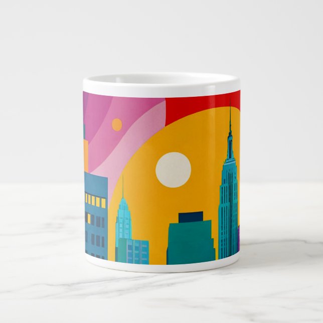 New York Pop Art Jumbo Mugg (Framsidan)