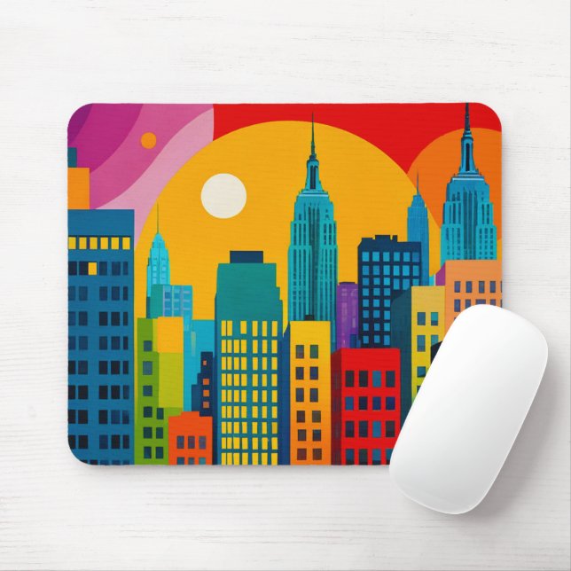 New York Pop Art Musmatta (Med mus)