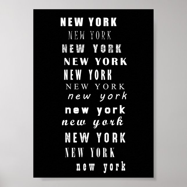New York Poster (Framsidan)