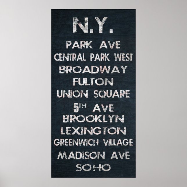New York Poster (Framsidan)
