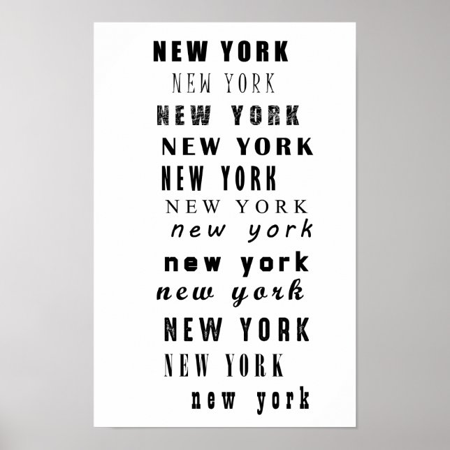 New York Poster (Framsidan)