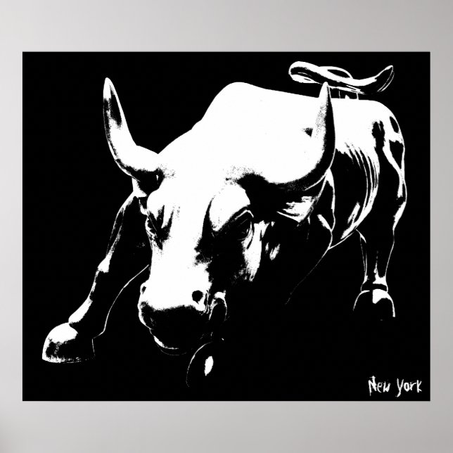 New York Poster Coola New York Bull Souvenir Poste (Framsidan)