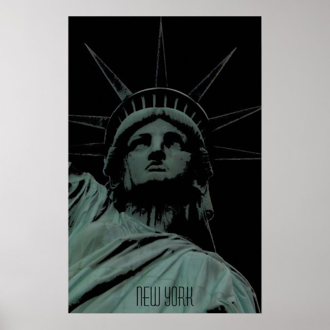 New York Poster Frihetsgudinnan New York-utskrift (Framsidan)