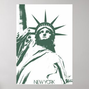 New York Poster Frihetsgudinnan New York-utskrift