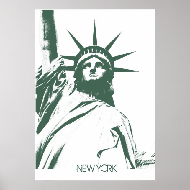 New York Poster Frihetsgudinnan New York-utskrift (Framsidan)