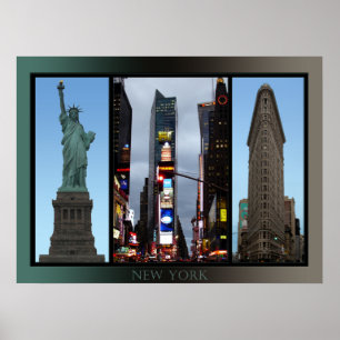 New York Poster New York Souvenir Poster & skriver