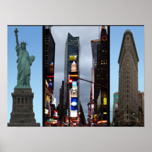 New York Poster New York Souvenir Poster & skriver