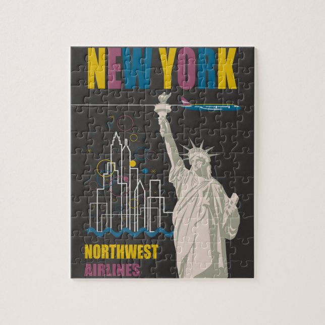 New York Poster Puzzle Pussel (Vertikal)