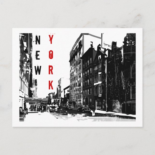 New York-postkort Vykort (Framsida)
