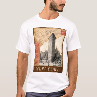 New York poststämplar Tee Shirt