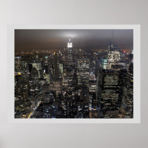 New York Print New York Manhattan Poster Cityscape