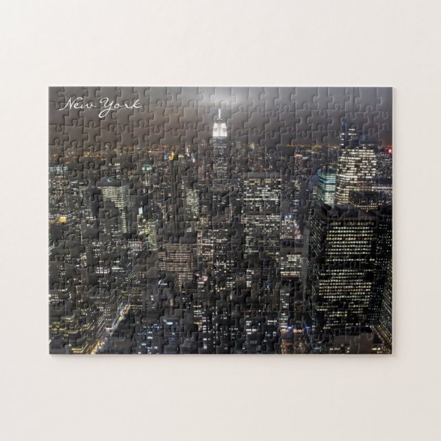 New York Puzzle Cityscape New York City Souvenirs Pussel (Horisontell)