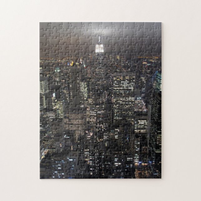 New York Puzzle New York Cityscape Souvenir Puzzle Pussel (Vertikal)