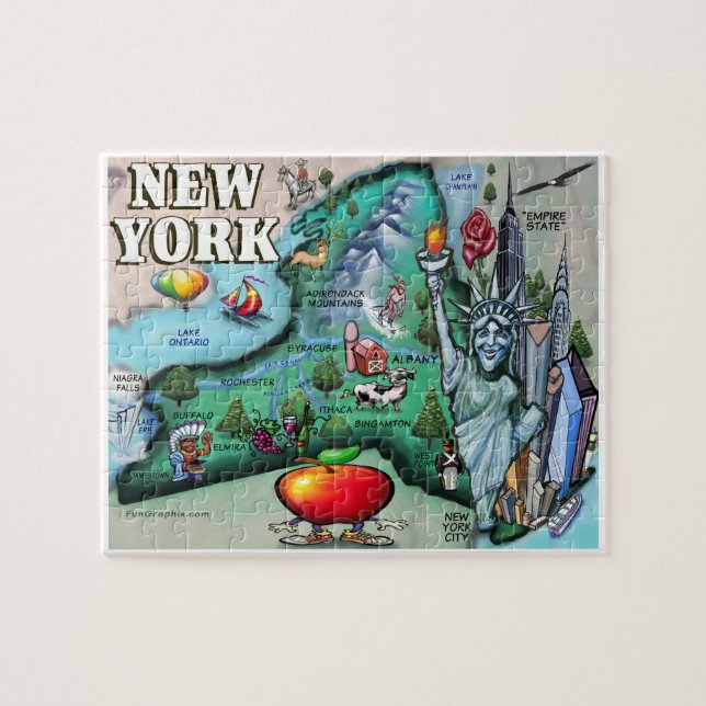 New York Puzzle Pussel (Horisontell)