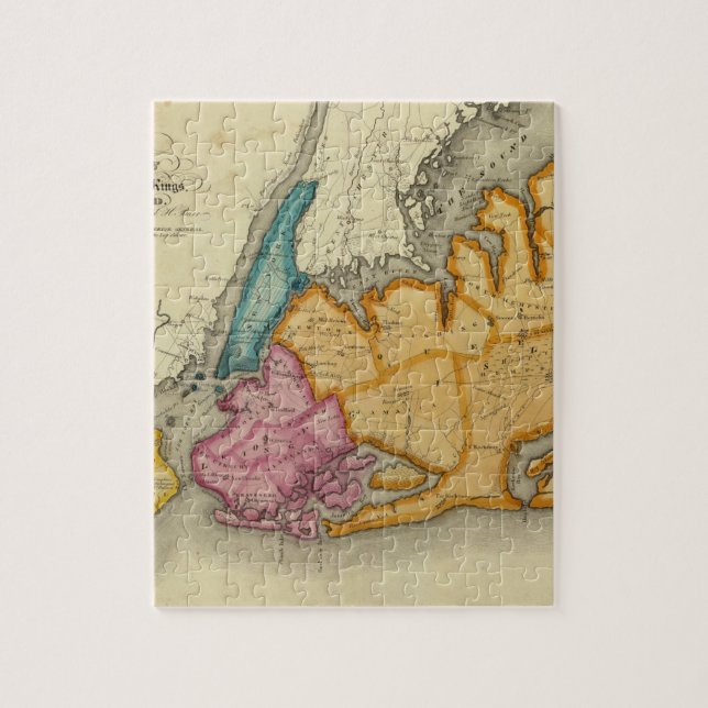 New York, Queens, Kung, Richmond County Pussel (Vertikal)