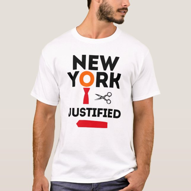 New York-rättfärdigad, dom mot borgen T Shirt (Framsida)